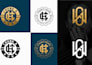 do initial letters and monogram logo design